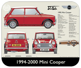 Mini Cooper 1994-2000 Place Mat, Small